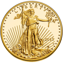 Gold American Eagle